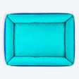 HUFT Classic Lounger Dog Bed - Blue & Turquoise