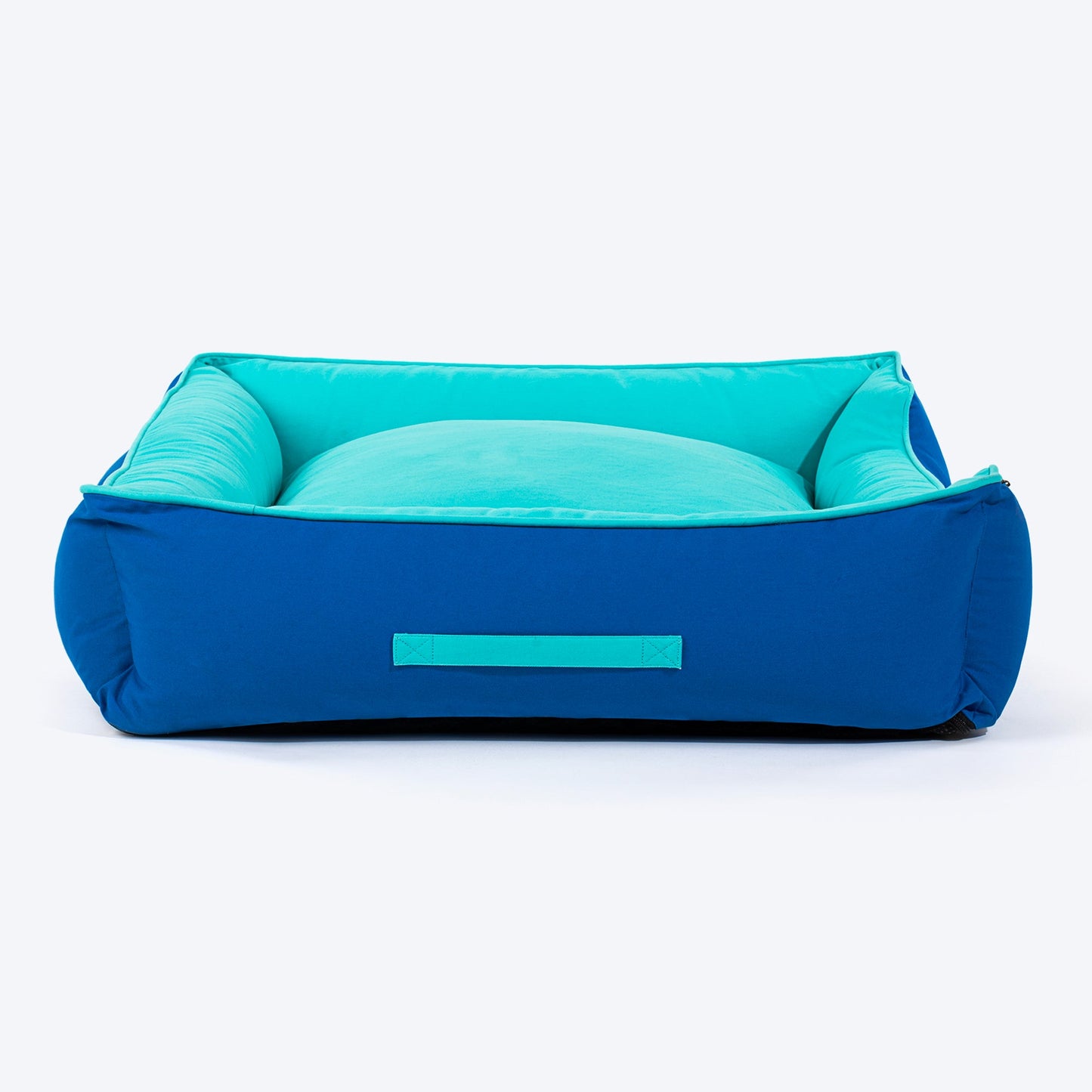 HUFT Classic Lounger Dog Bed - Blue & Turquoise