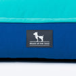 HUFT Classic Lounger Dog Bed - Blue & Turquoise