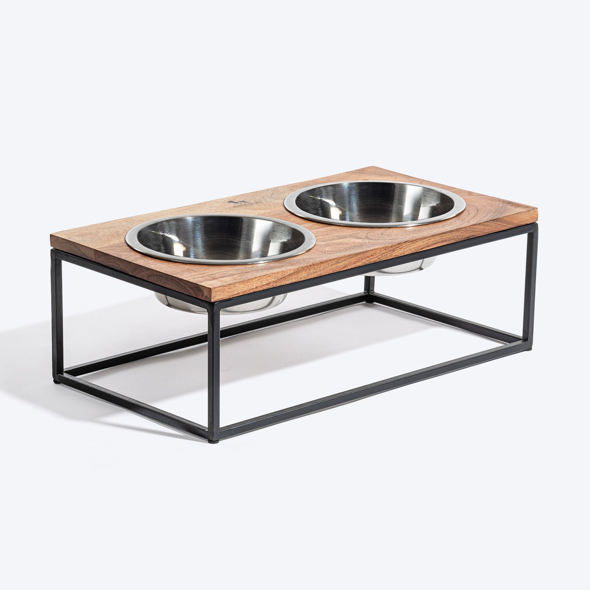 HUFT Furry Feast Wooden Diner With Steel Inserts For Dogs