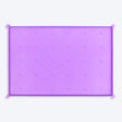 HUFT Anti Spill Rectangle Bowl Mat For Dog & Cat - Violet