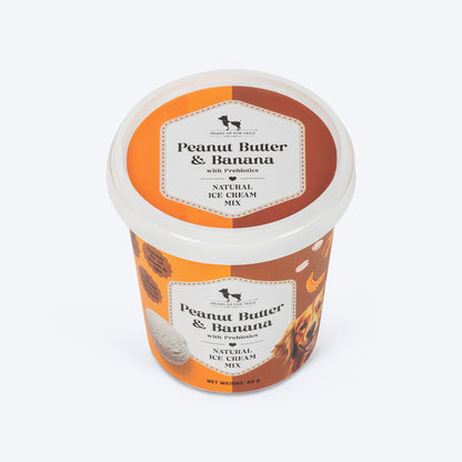 HUFT Peanut Butter & Banana With Prebiotics Natural Ice Cream Mix Treat For Dog - 40 g