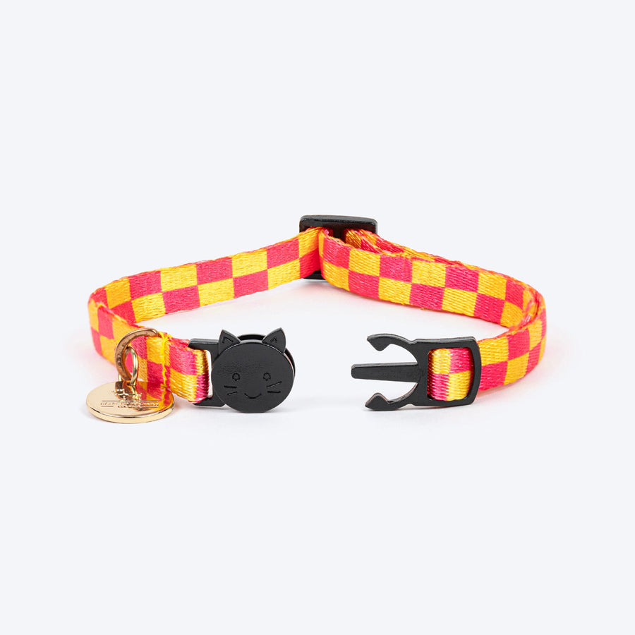 HUFT Meowvelous Cat Collar - Hot Pink/Periwinkle
