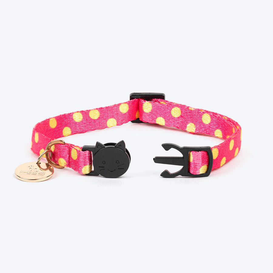 HUFT Meowvelous Cat Collar - Baby Pink/Arctic Blue