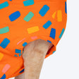 HUFT Confetti Love T-Shirt For Dog - Orange