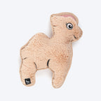 HUFT Snuggellama Squeaky Cuddle Plush Toy For Dog - Brown
