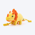 HUFT Triceratoopsie Squeaky Plush Toy For Dog - Yellow
