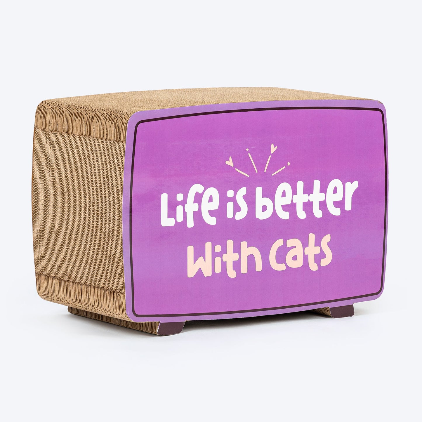 HUFT Meowcrowave Scratcher For Cat - Purple