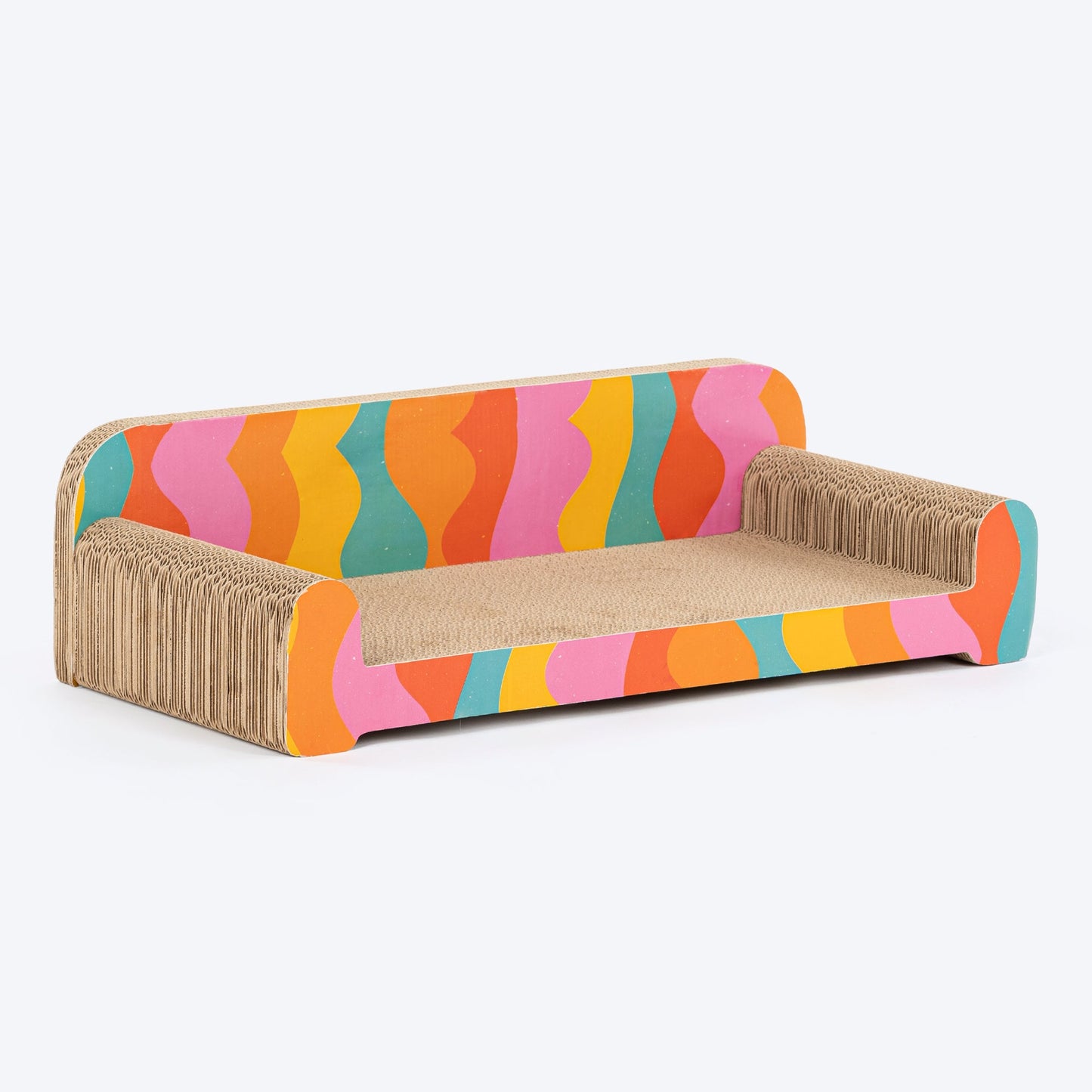 HUFT Kitty Sofa Lounge Scratcher For Cat - Multicolor