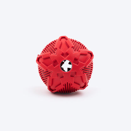 HUFT Mighty Super Sturdy Ball Toy For Dog - Red