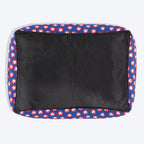 HUFT CuddleLove Lounger Bed For Dog - Red & Navy