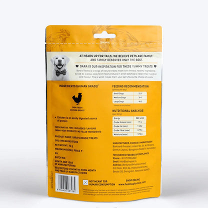 HUFT Sara's Doggie Chicken Jerky Dog Treats - 70 g