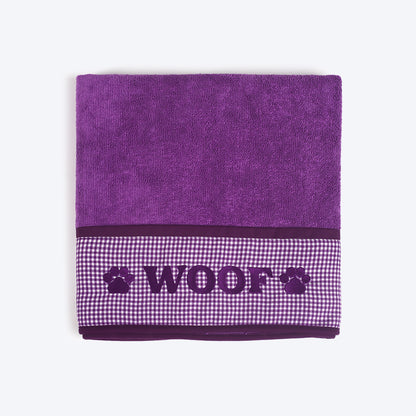 HUFT Microfibre Towel for Dogs - Mauve