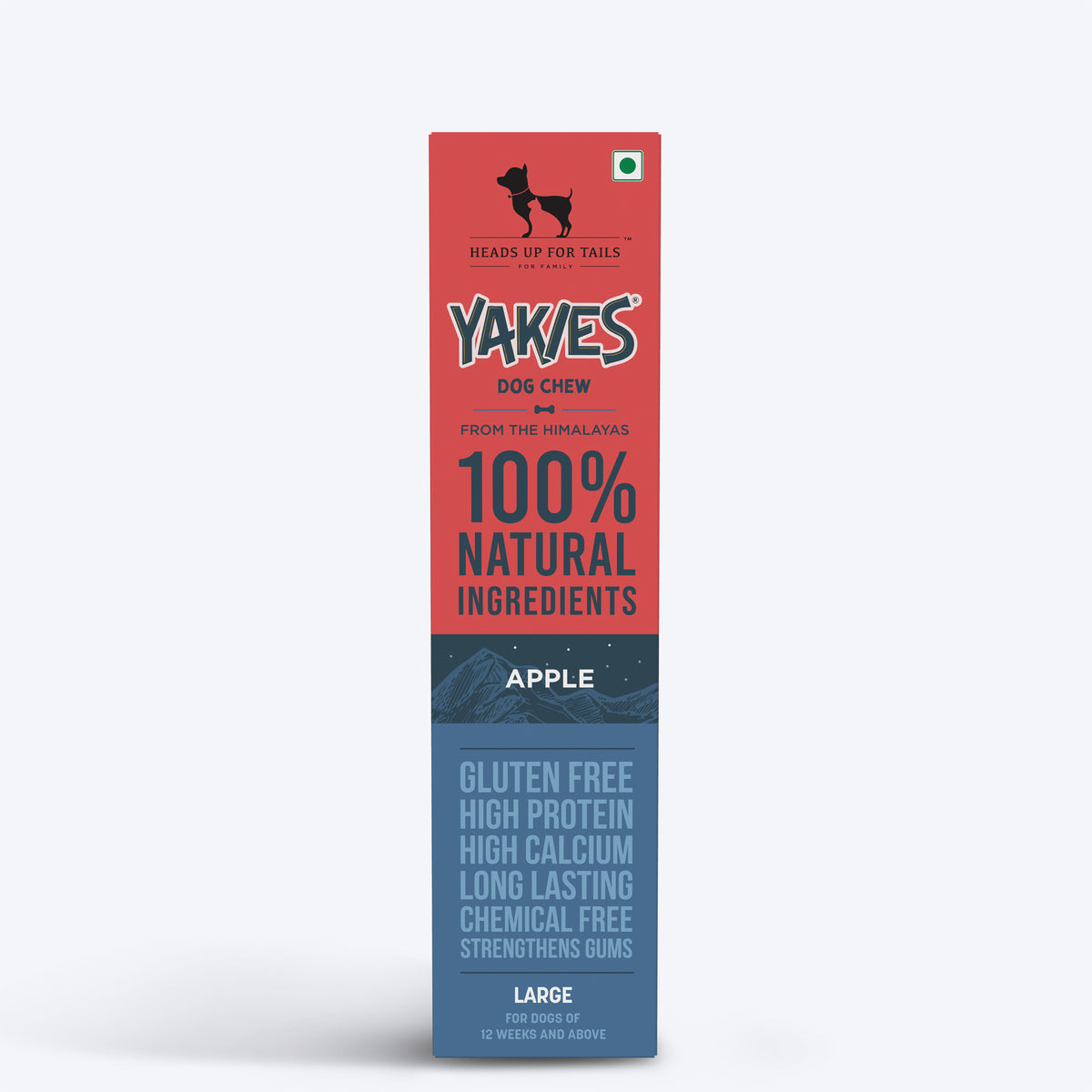 HUFT Yakies 100% Natural & Vegetarian Apple Chew Bone For Dog