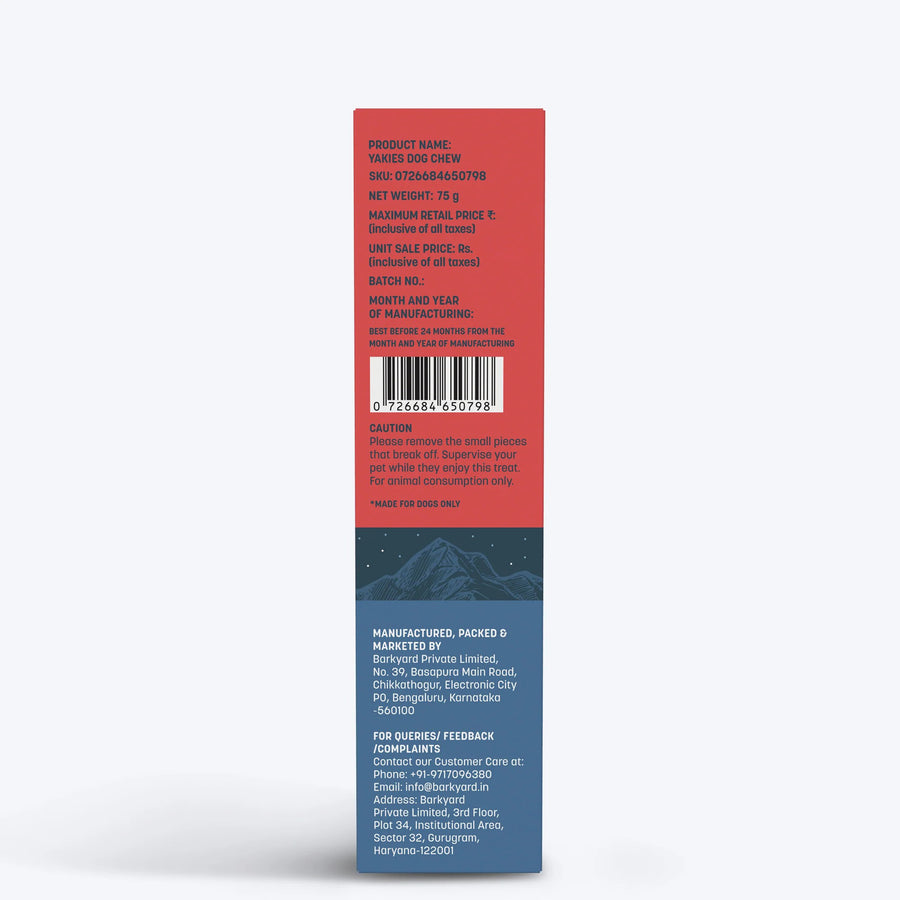 HUFT Yakies 100% Natural & Vegetarian Apple Chew Bone For Dog