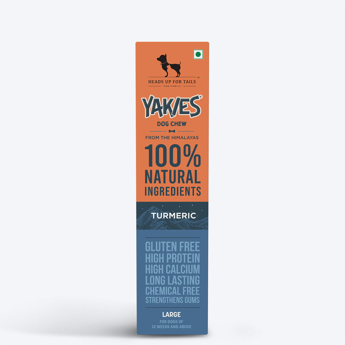 HUFT Yakies 100% Natural & Vegetarian Turmeric Chew Bone For Dog