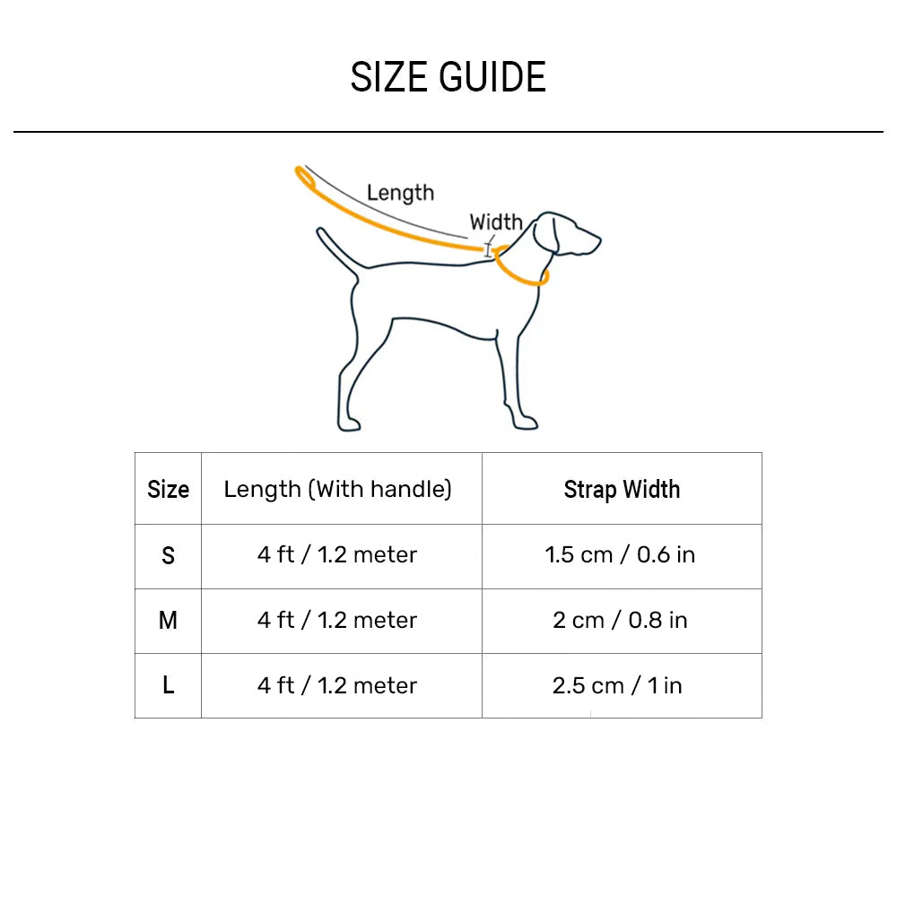 HUFT Dichromatic Leash For Dog - Red & Blue