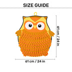 HUFT Owl Snuffle Mat For Dog - Orange