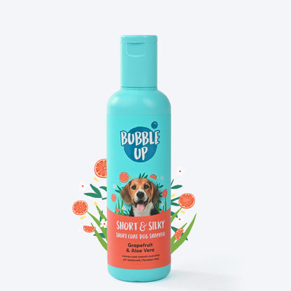 Bubble Up Short Coat Dog Shampoo - Grapefruit & Aloe Vera - 200 ml