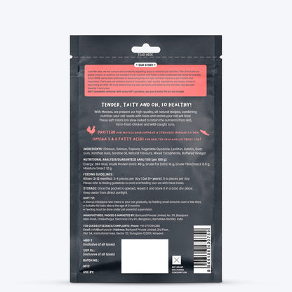 Meowsi By HUFT Salmon & Chicken Soft Cat Treats - 50 gm