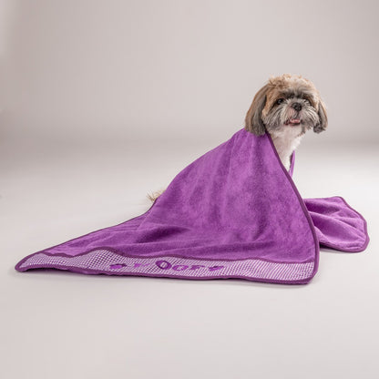 HUFT Microfibre Towel for Dogs - Mauve