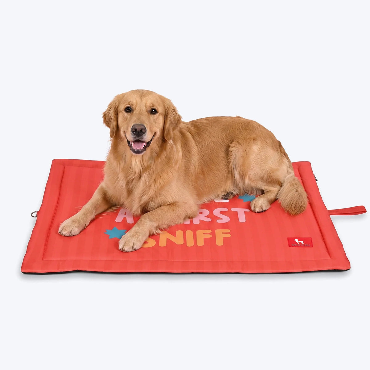 HUFT Love At First Sniff Flat Mat For Dog - Red