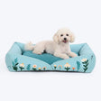 HUFT Gardenia Lounger Bed For Dog - Ice Blue