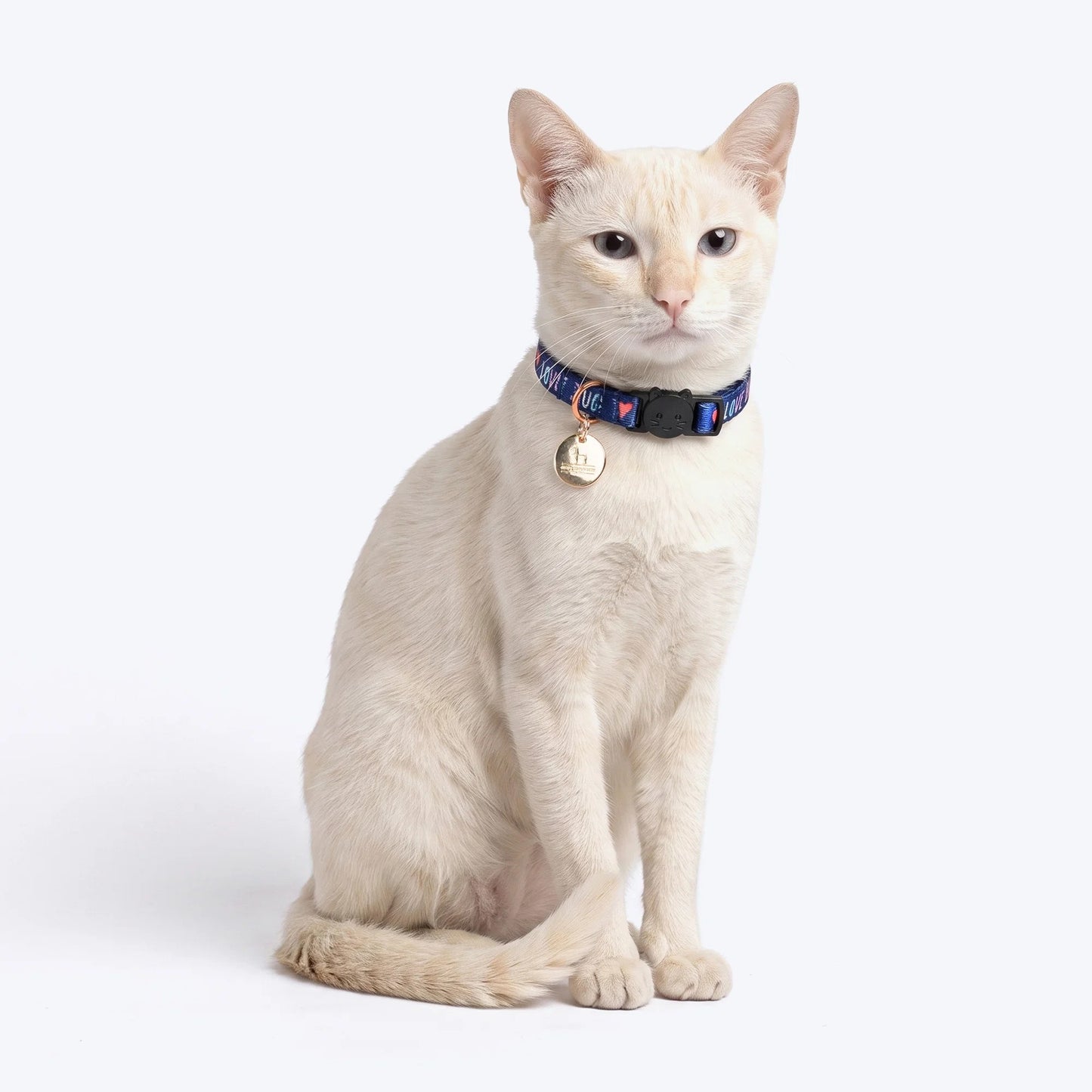 HUFT Meowvelous Collars For Cat - Dark Blue & Pastel Blue