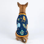 HUFT Wild One Printed T-Shirt For Dog - Navy Blue