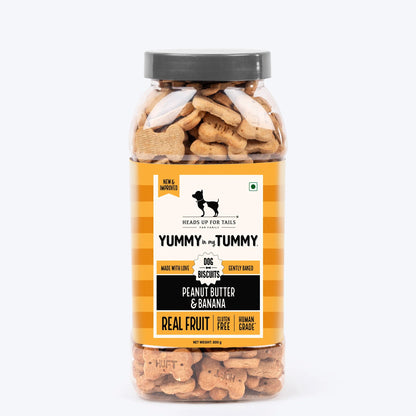 HUFT YIMT Peanut Butter & Banana Gluten-Free Dog Biscuits