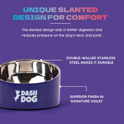 Dash Dog Eclipse Bowl For Pets - Heads Up For Tails