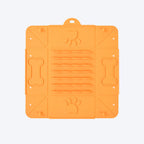 HUFT Silicone Collapsible Bowl For Pets - Orange - Heads Up For Tails