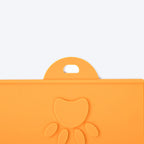 HUFT Silicone Collapsible Bowl For Pets - Orange - Heads Up For Tails