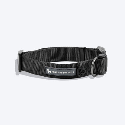 HUFT Basics Dog Collar - Classic Black - Heads Up For Tails