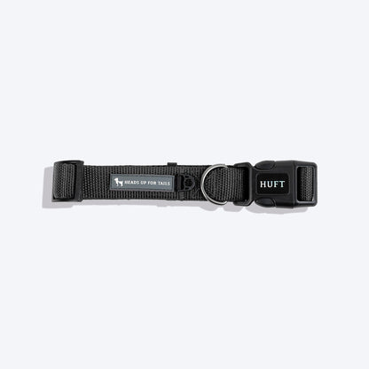 HUFT Basics Dog Collar - Classic Black - Heads Up For Tails