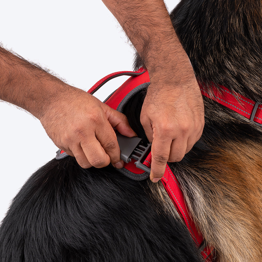 HUFT Active Pet Dog Harness - Red - Heads Up For Tails