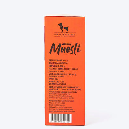 HUFT All Day Muesli with Chicken, Carrots and Beetroot Doggie Treats - 250 g - Heads Up For Tails