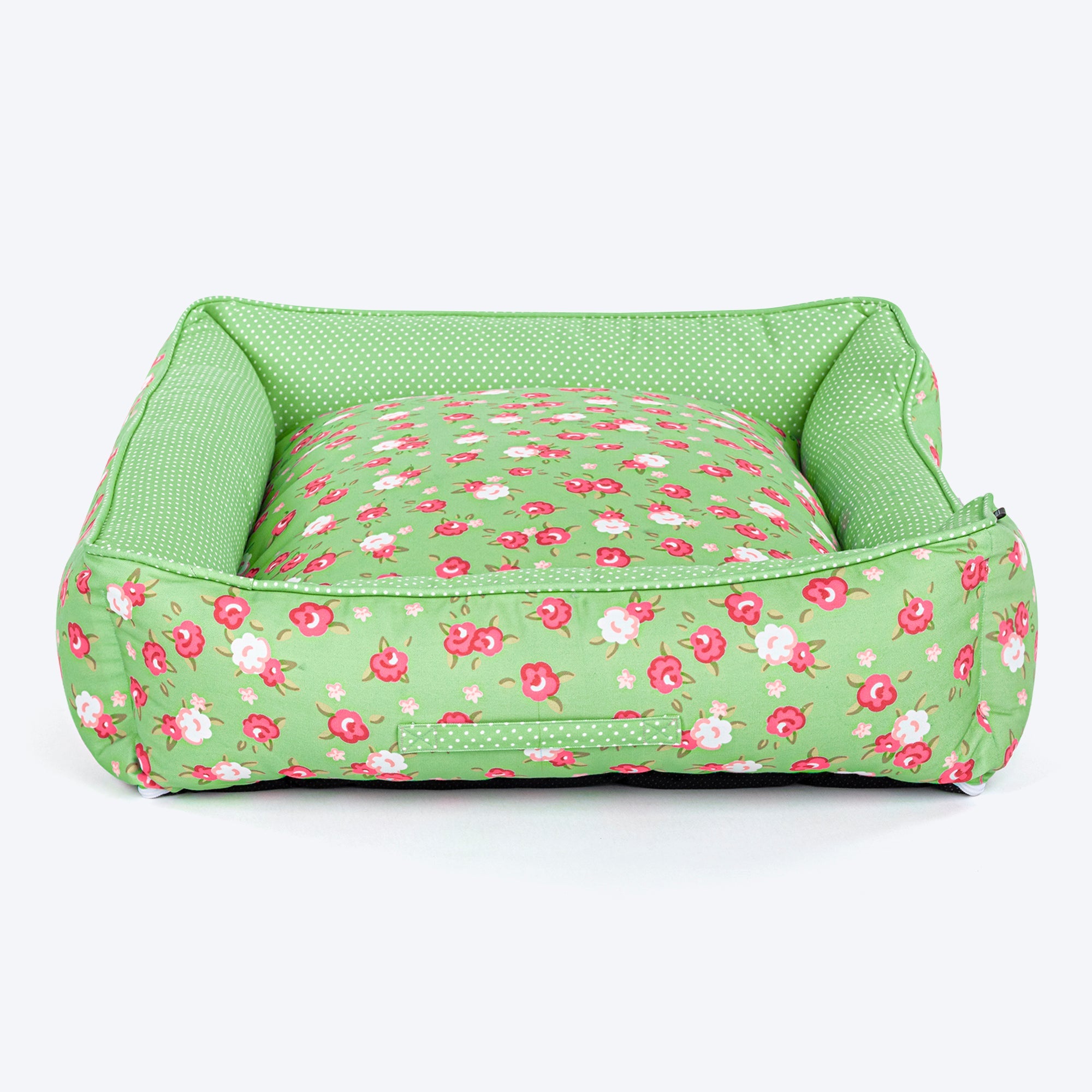 HUFT Pastel Petals Lounger Dog Bed Pastel Green HUFT SG