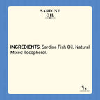 HUFT Sardine Oil for Dogs and Cats - 200 ml - Heads Up For Tails